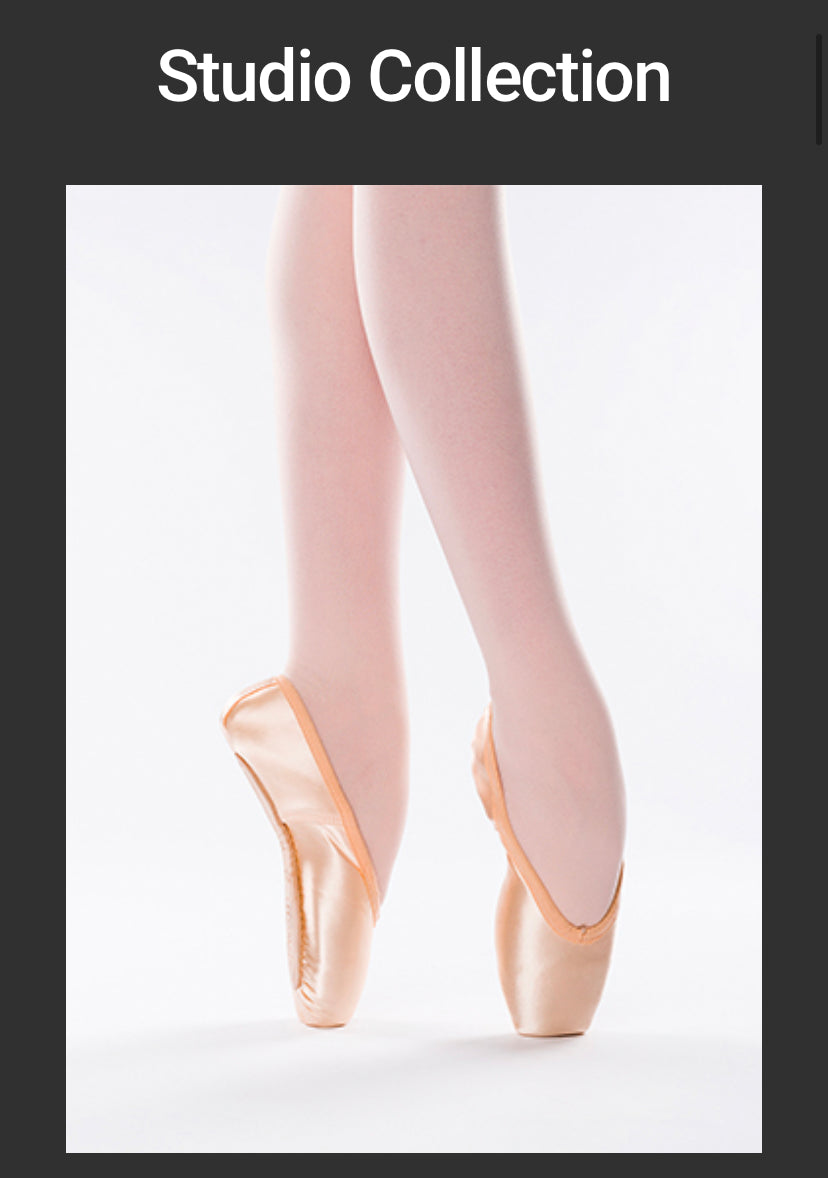 STUDIO II FREED OF LONDON POINTE SHOES